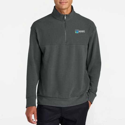 MORPC: Textured Quarter Zip Pullover