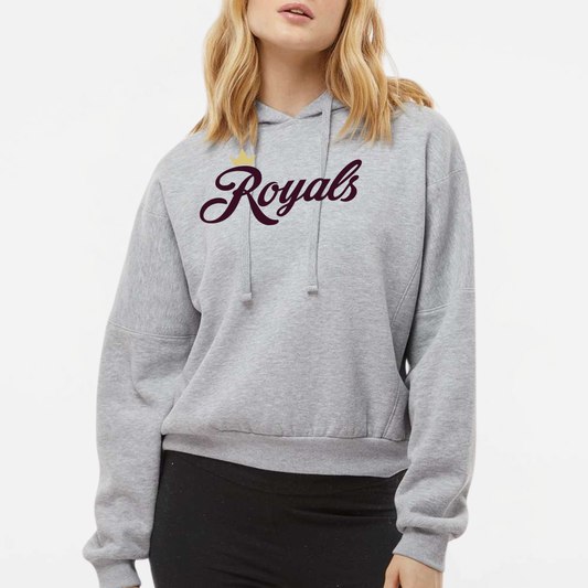 TCR: Royals Crop Hooded Sweatshirt