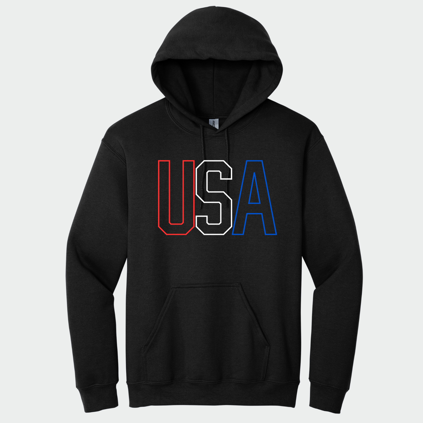 Patriotic: USA Hooded Sweatshirt
