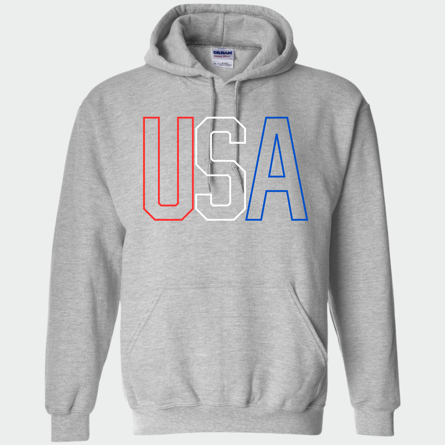 Patriotic: USA Hooded Sweatshirt