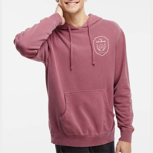 The Schoolhouse: Mini Logo Hooded Sweatshirt