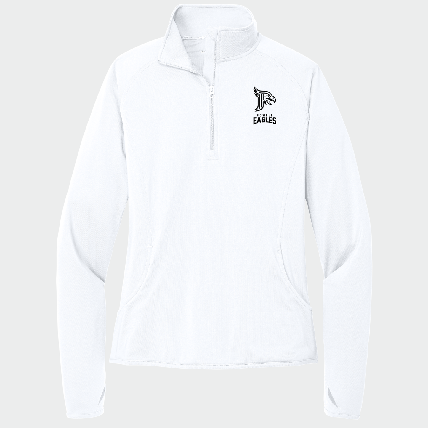 Powell Eagles: Women's Quarter Zip Long Sleeve Stretch Tech Pullover