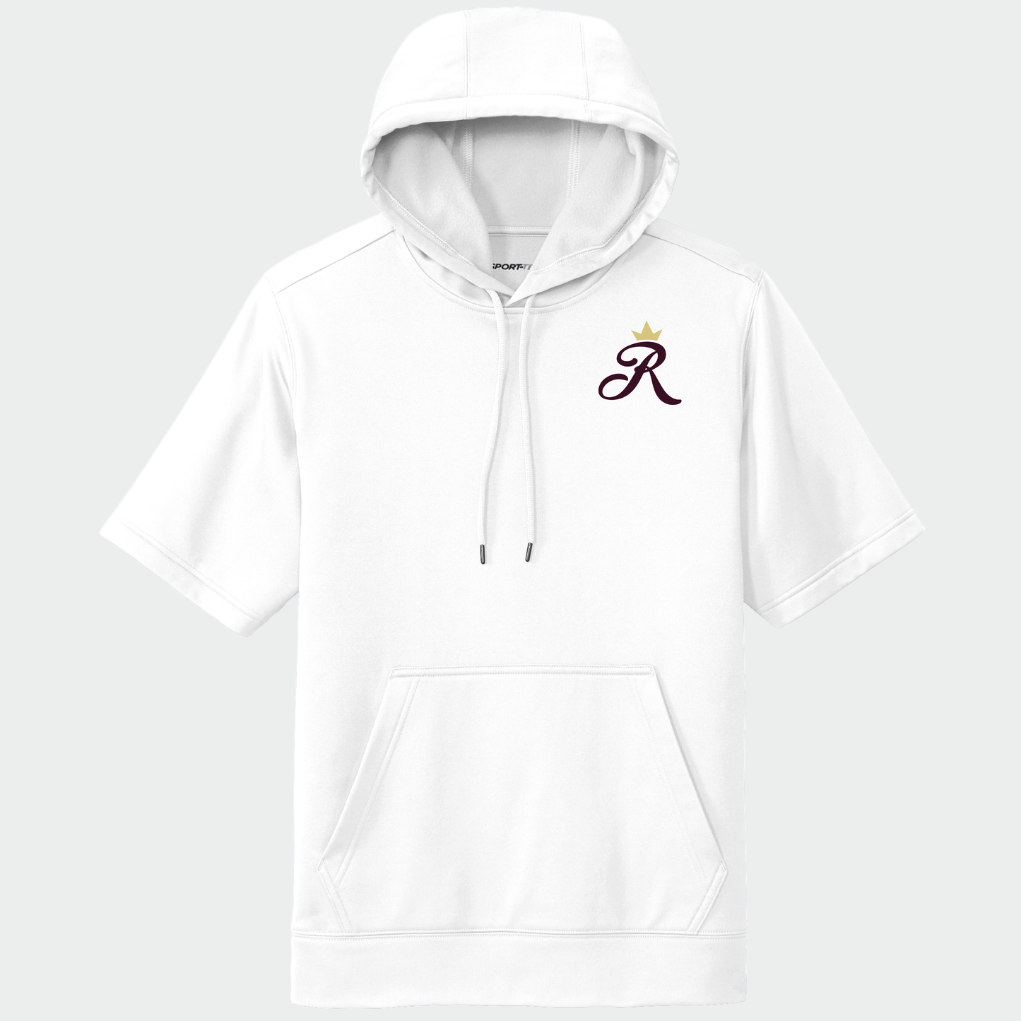 TCR: Crown R, Short Sleeve Tech Fleece Hoodie