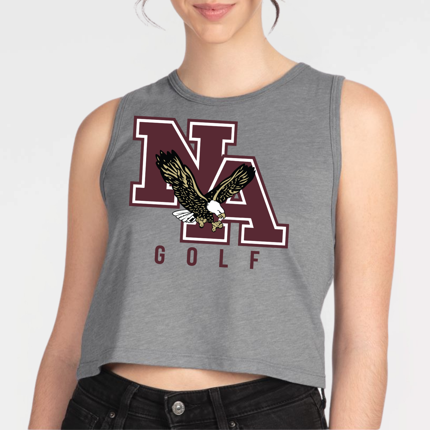 NAGOLF: Women's Festival Crop Tank Top