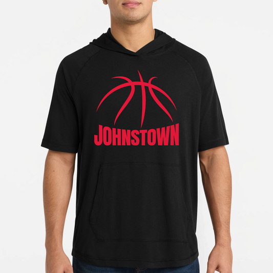 JYAA: Johnstown Basketball Short Sleeve, Hooded Triblend Tech T-Shirt