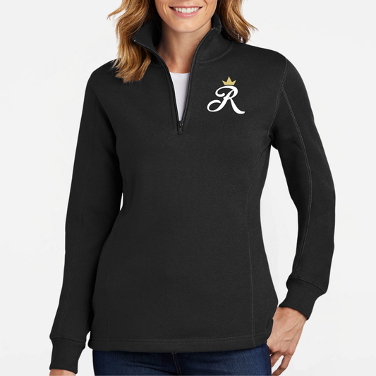 TCR: Crown R, Women's Quarter-Zip Sweatshirt