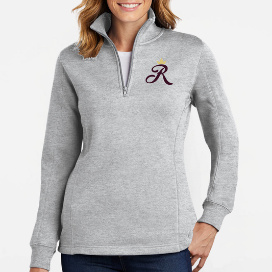 TCR: Crown R Women's Quarter-Zip Sweatshirt