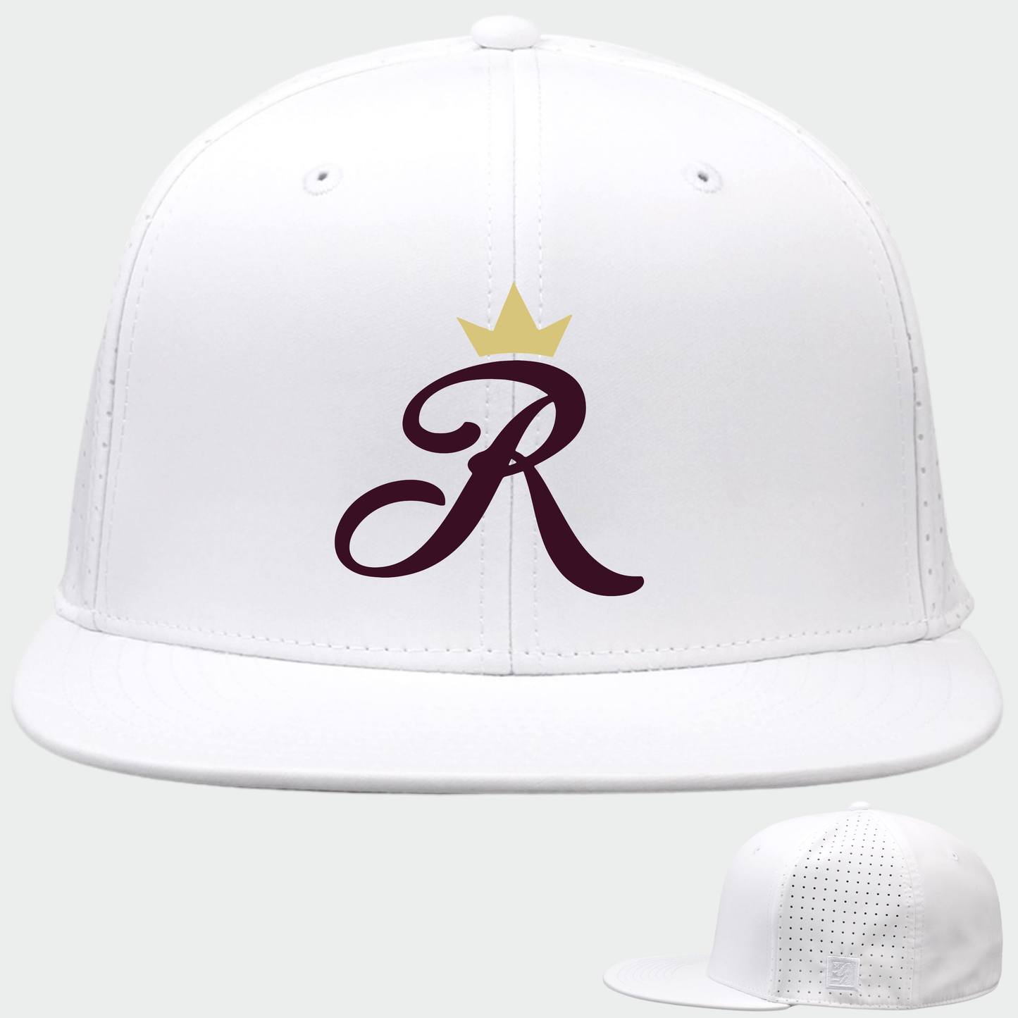 TCR: Crown R, Perforated GameChanger Cap *3D Embroidered*