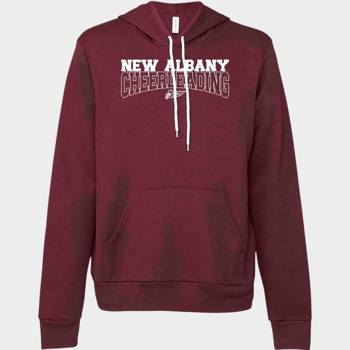 NAYCHEER: New Albany Cheerleading Hooded Sponge Fleece Sweatshirt