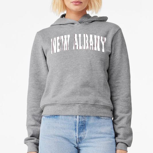 NA Baseball: Pinstripes Women's Hooded Sweatshirt