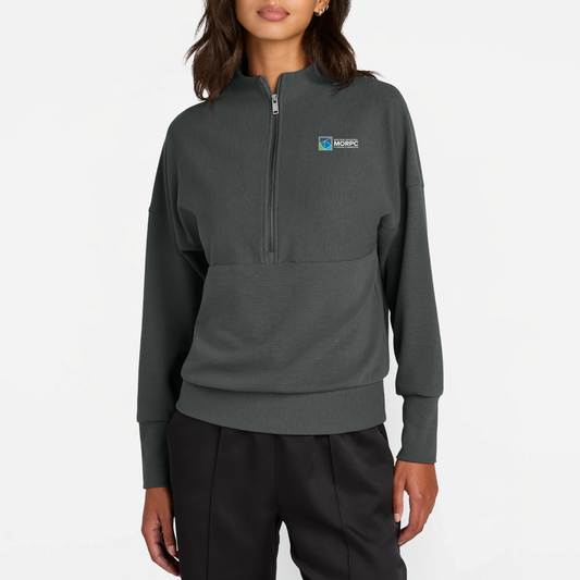 MORPC: Women's Textured Quarter Zip Pullover