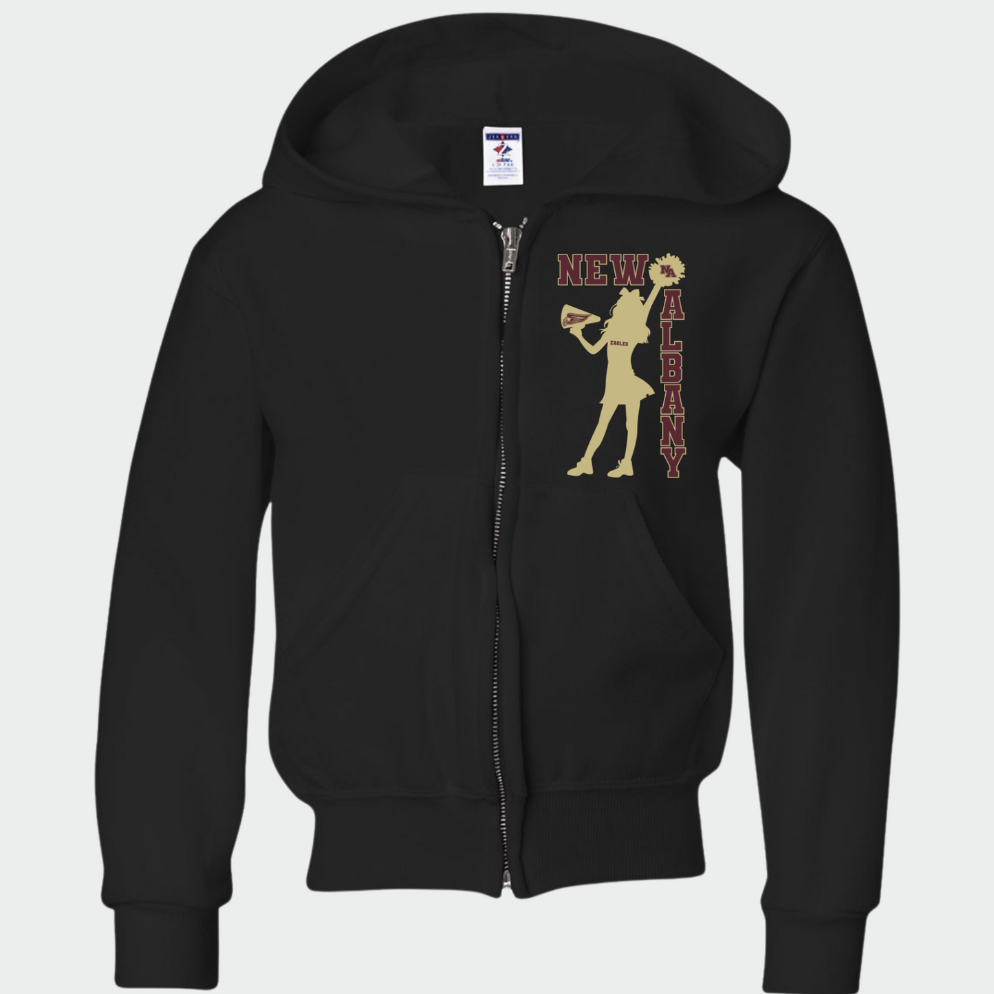 NAYCHEER: 2025 NA Youth Cheer Full-Zip Sweatshirt