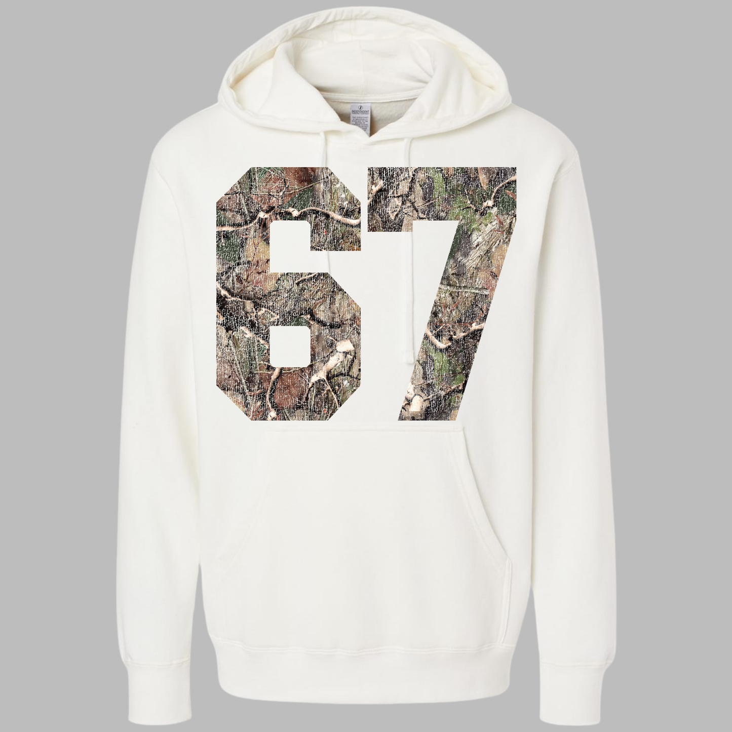 Lucky Number *distressed graphic* Hooded Sweatshirt