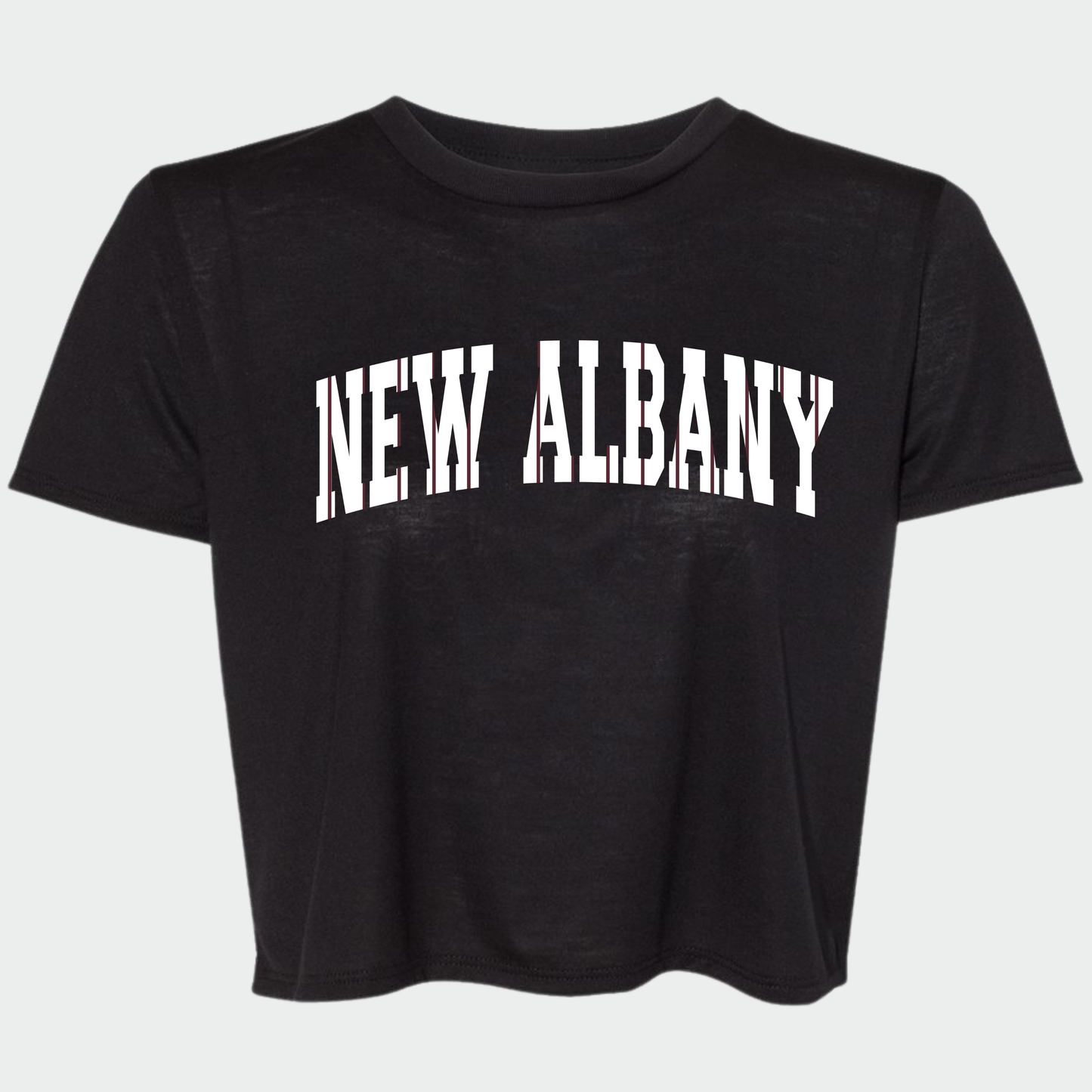 NA Baseball: Pinstripes Crop Top