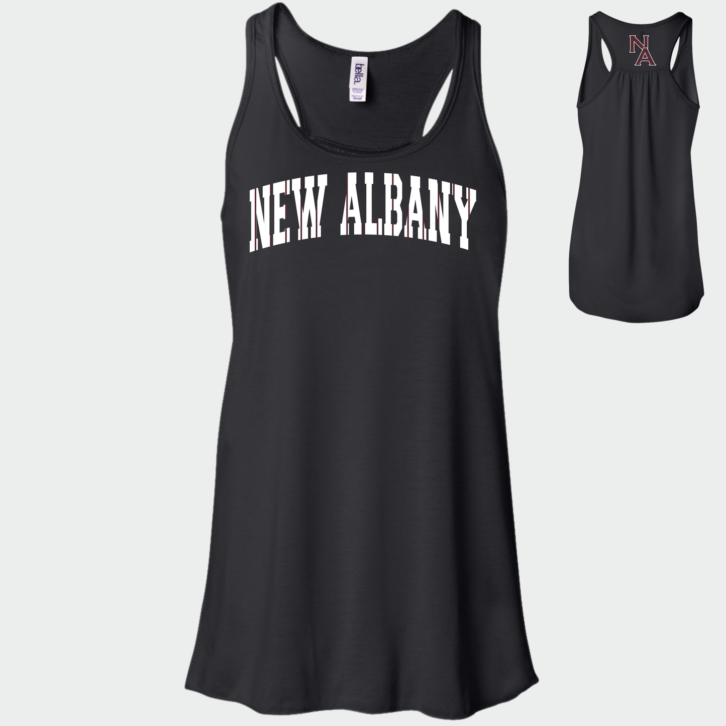 NA Baseball: Pinstripes Flowy Tank Top
