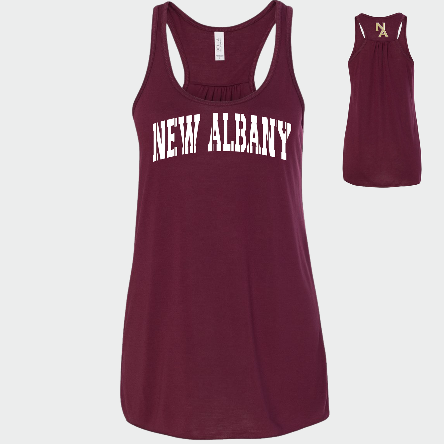 NA Baseball: Pinstripes Flowy Tank Top