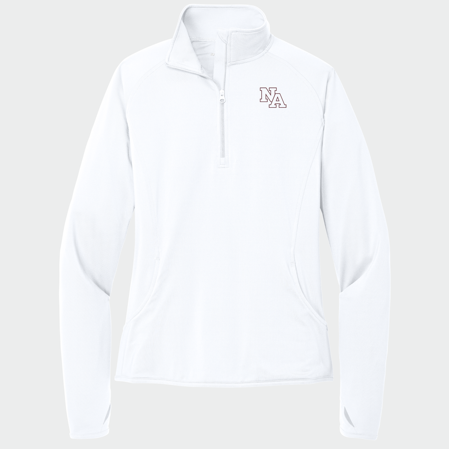 NAPTO: Embroidered, Women's Stretch Quarter-Zip