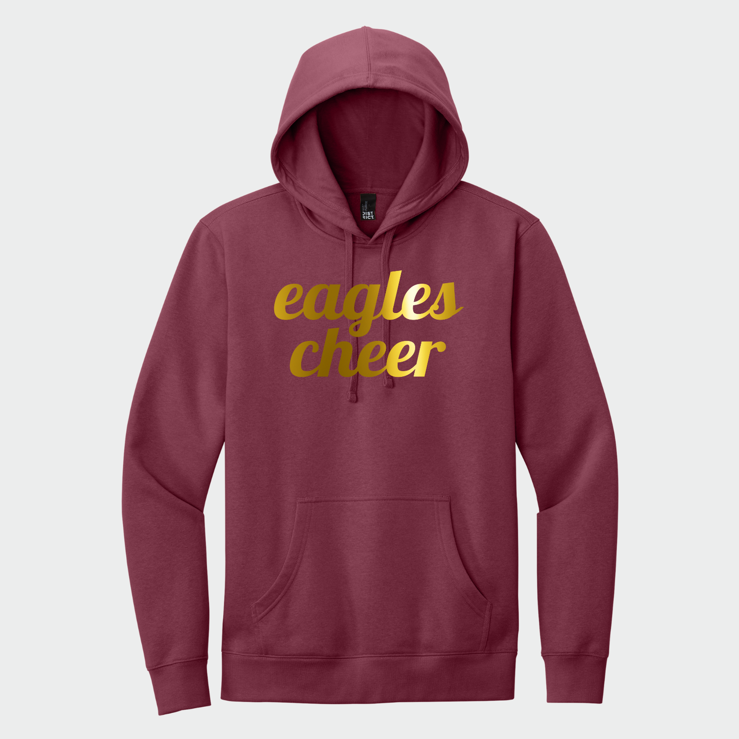 NAYCHEER: Eagles Cheer Gold Foil Hoodie