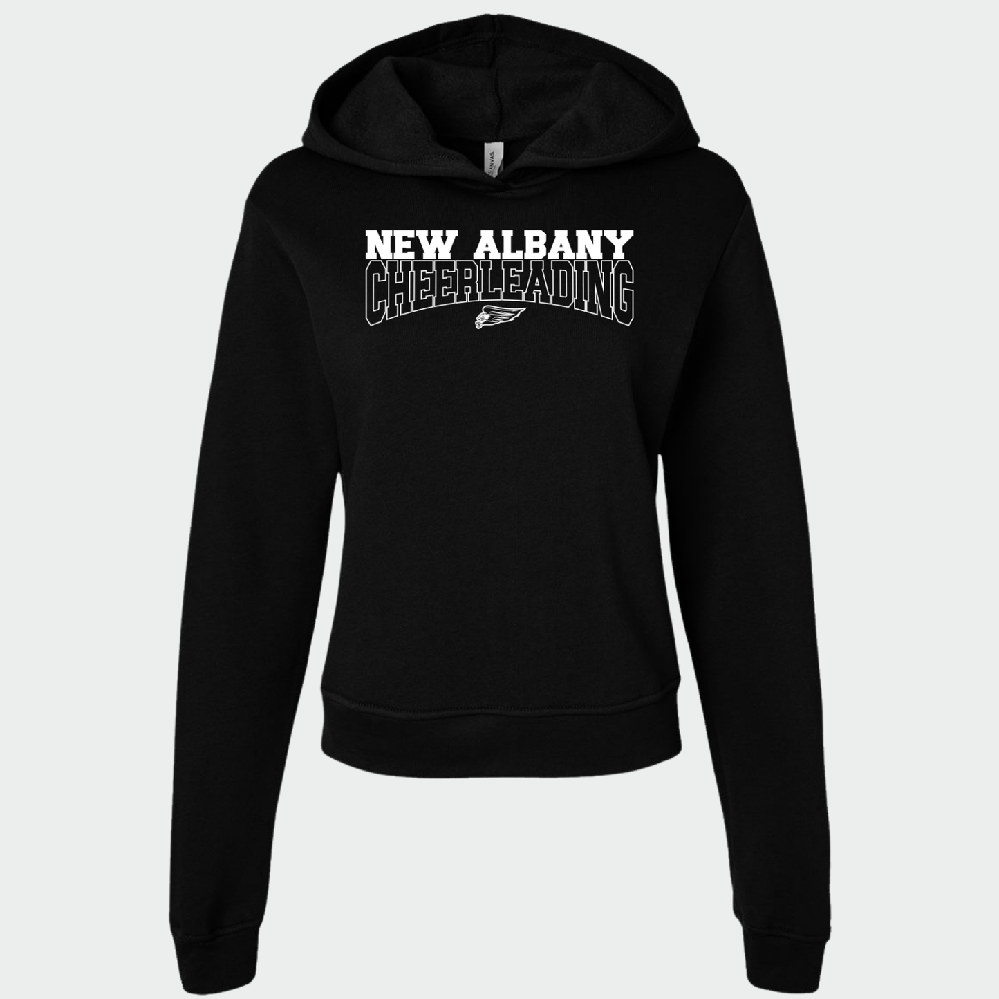 NAYCHEER: New Albany Cheerleading Women's Hooded Sponge Fleece Sweatshirt