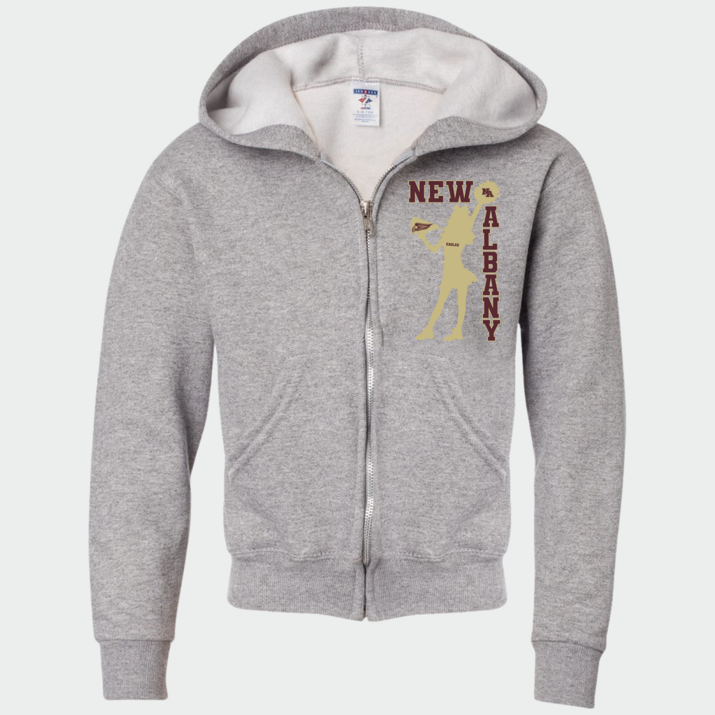 NAYCHEER: 2025 NA Youth Cheer Full-Zip Sweatshirt