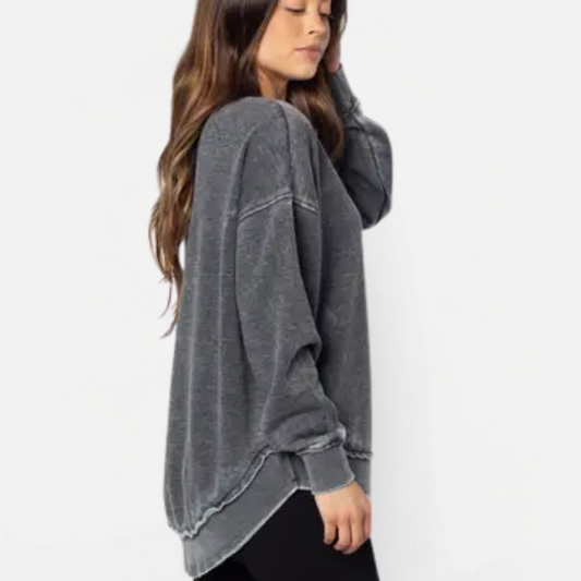 JYAA: Johnnies Chunky Script *distressed* Campus Pullover Sweatshirt