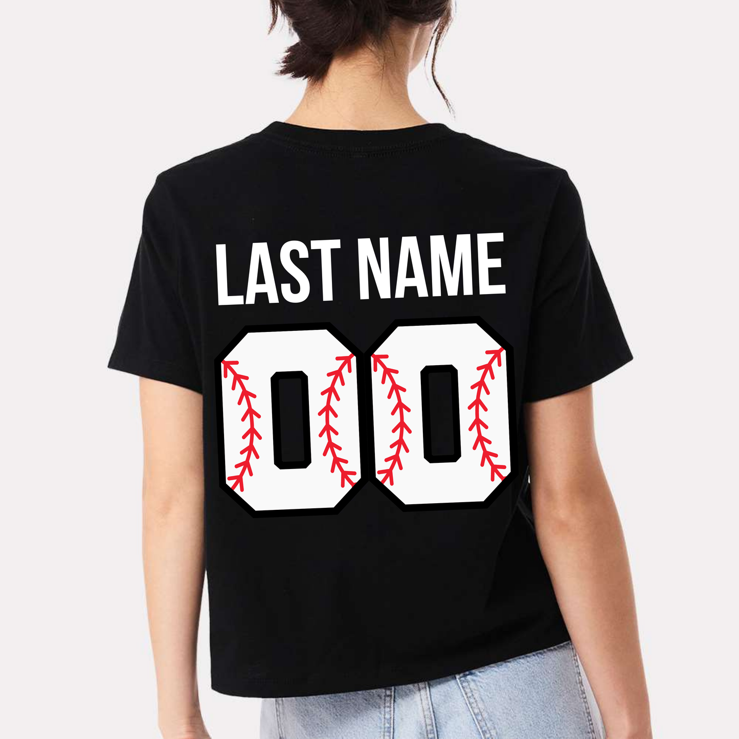 Baseball: Women's Heart Number T-Shirt