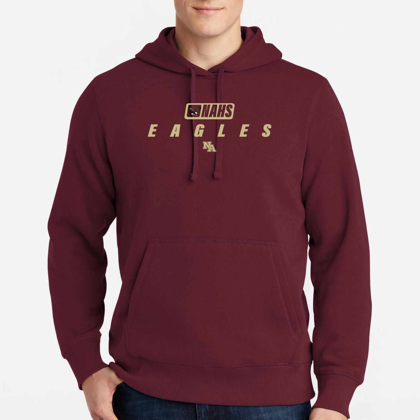 NAPTO: Italics NAHS Eagles Hooded Sweatshirt