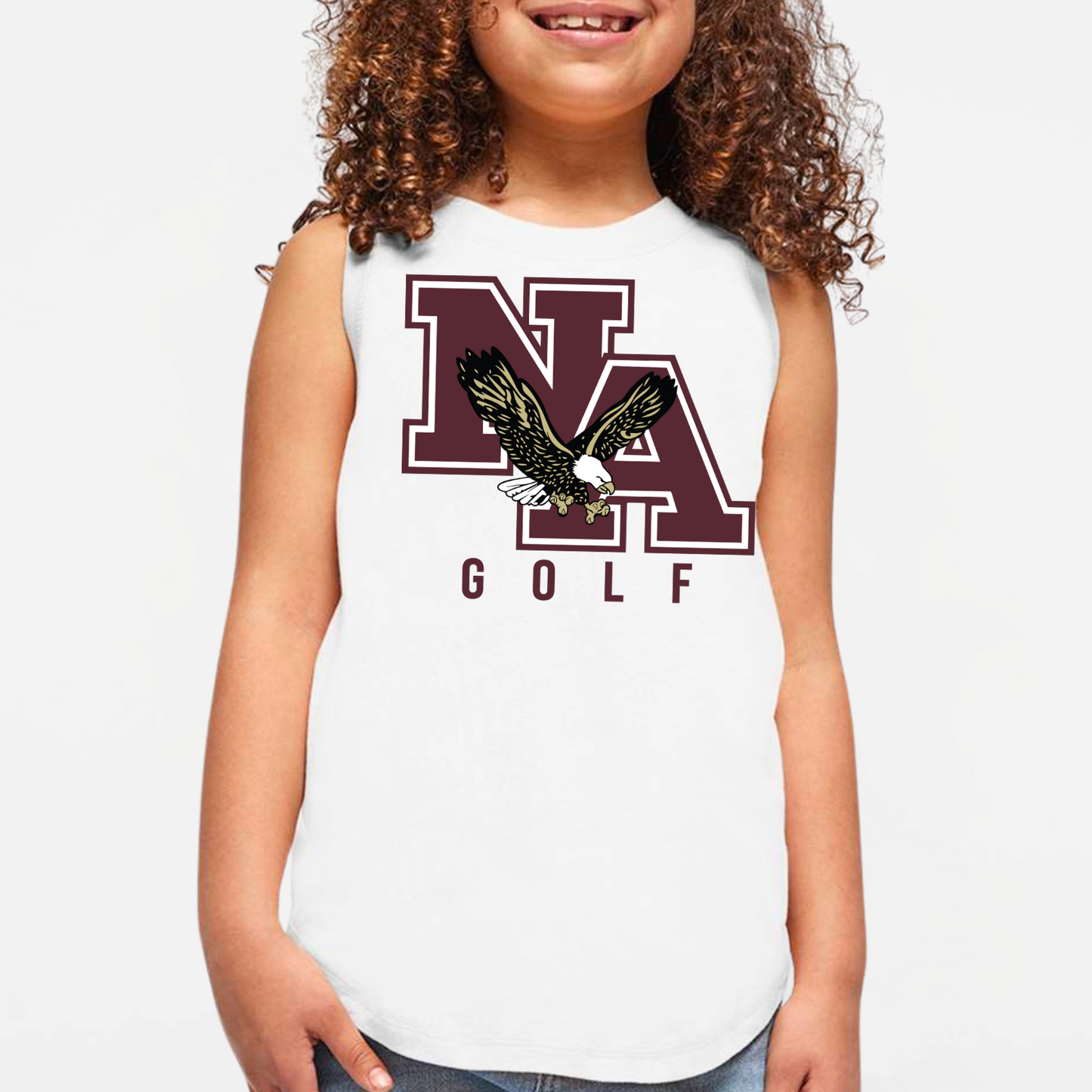 NAGOLF: Women's & Girls Muscle Tank Top