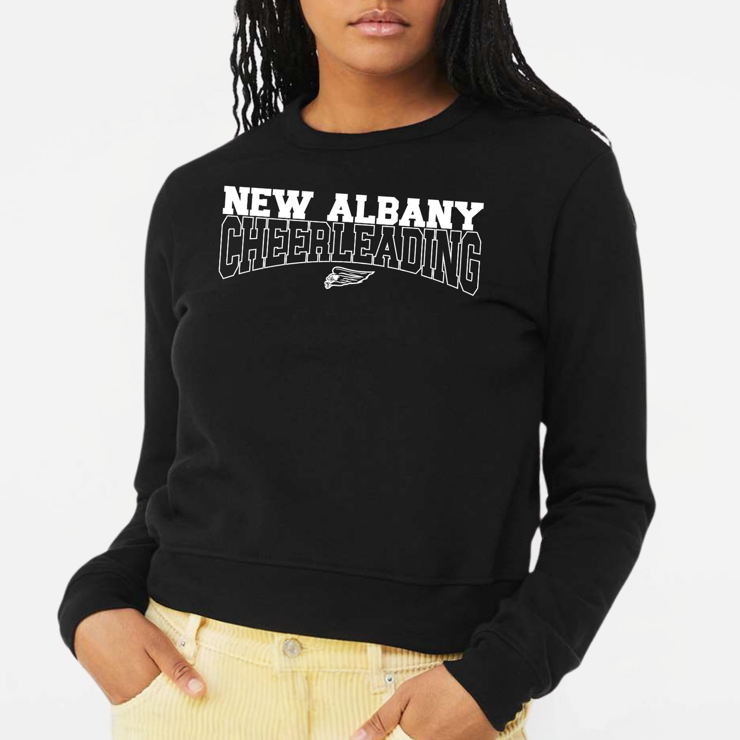 NAYCHEER: New Albany Cheerleading Women's Sponge Fleece Sponge Fleece Sweatshirt