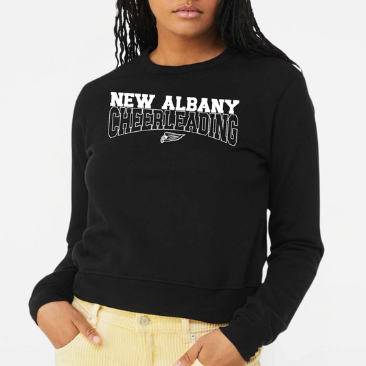 NAYCHEER: New Albany Cheerleading Women's Sponge Fleece Sweatshirt