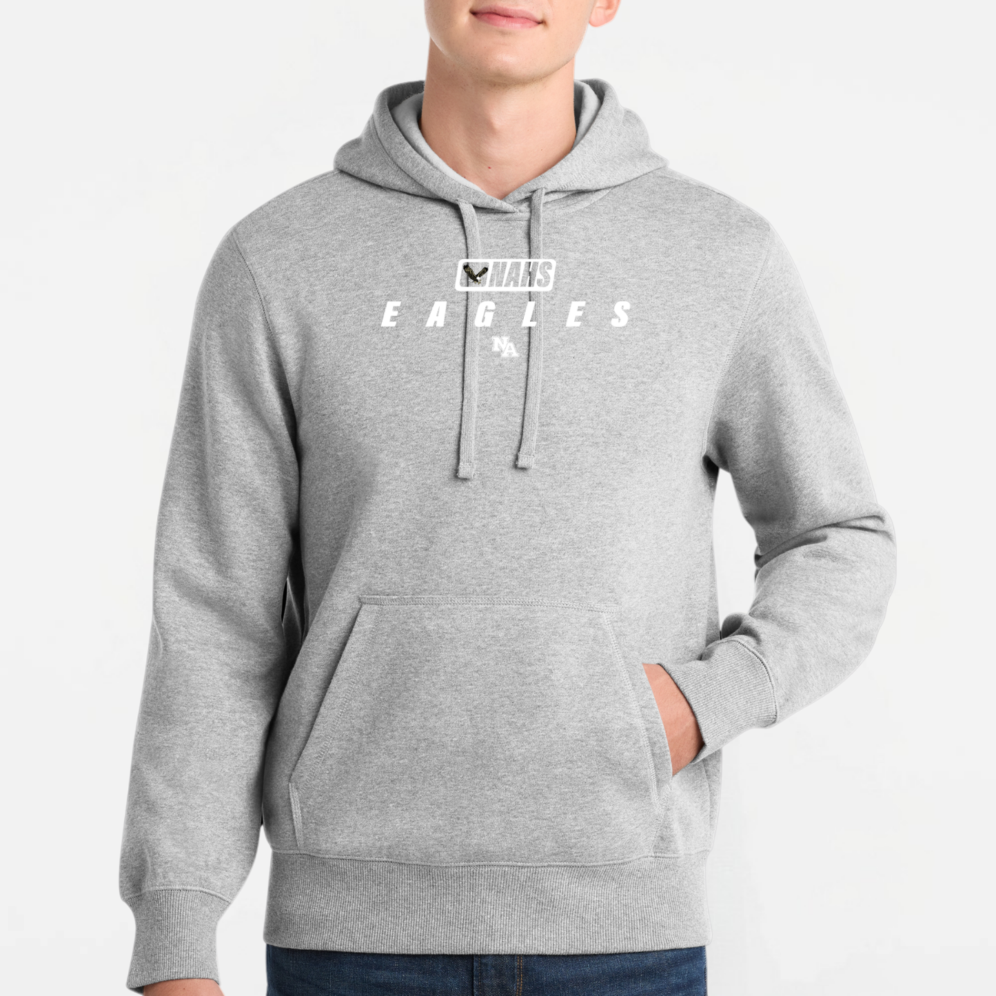 NAPTO: Italics NAHS Eagles Hooded Sweatshirt
