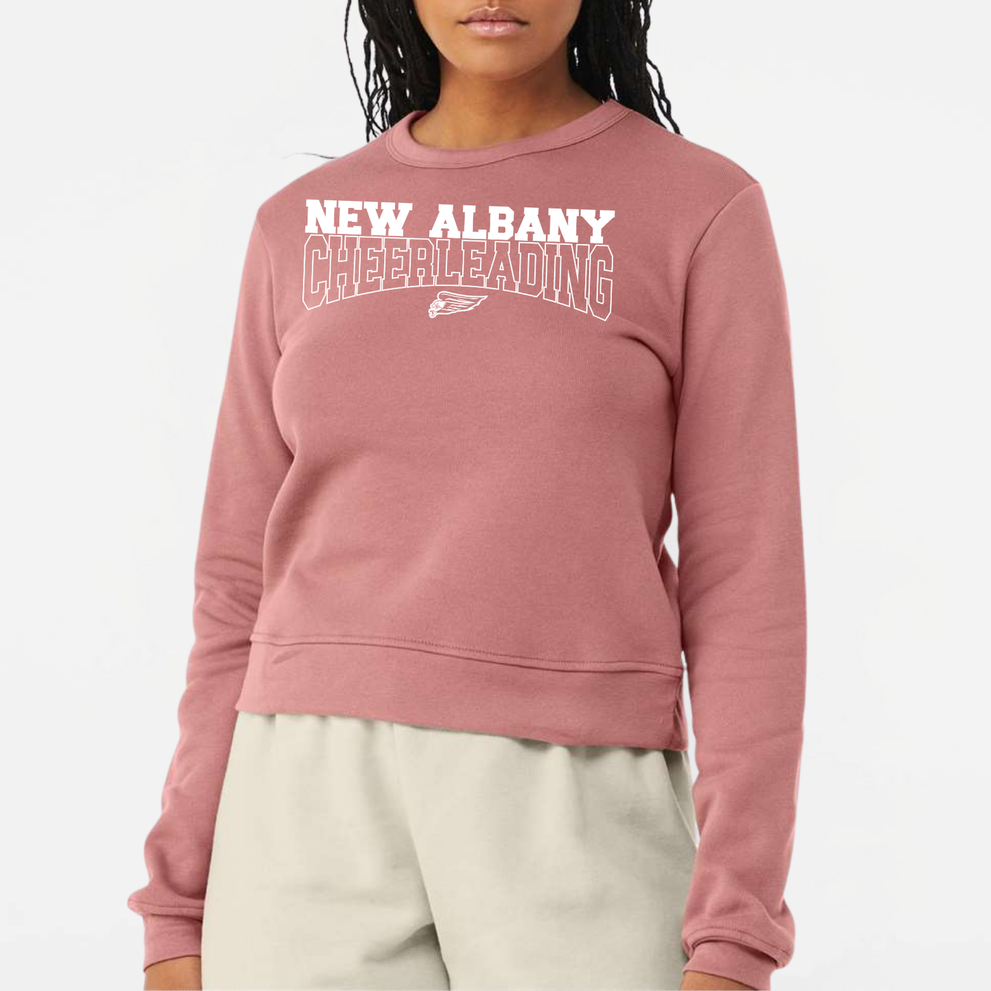 NAYCHEER: New Albany Cheerleading Women's Sponge Fleece Sponge Fleece Sweatshirt