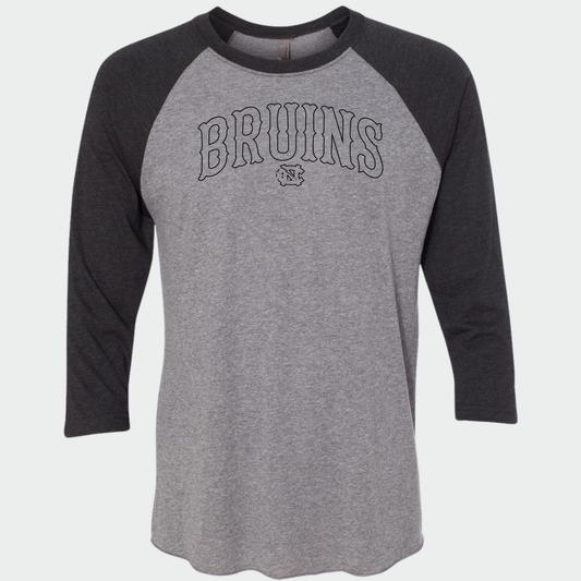 BRUINS: Three-Quarter Sleeve Raglan Tee
