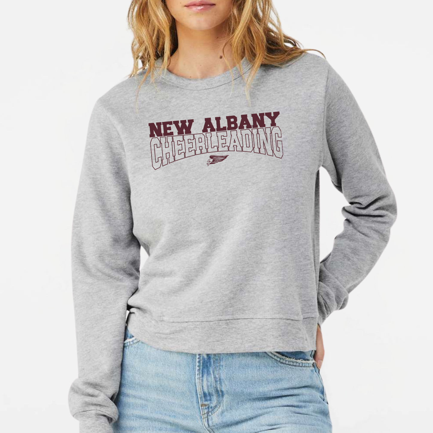 NAYCHEER: New Albany Cheerleading Women's Sponge Fleece Sponge Fleece Sweatshirt