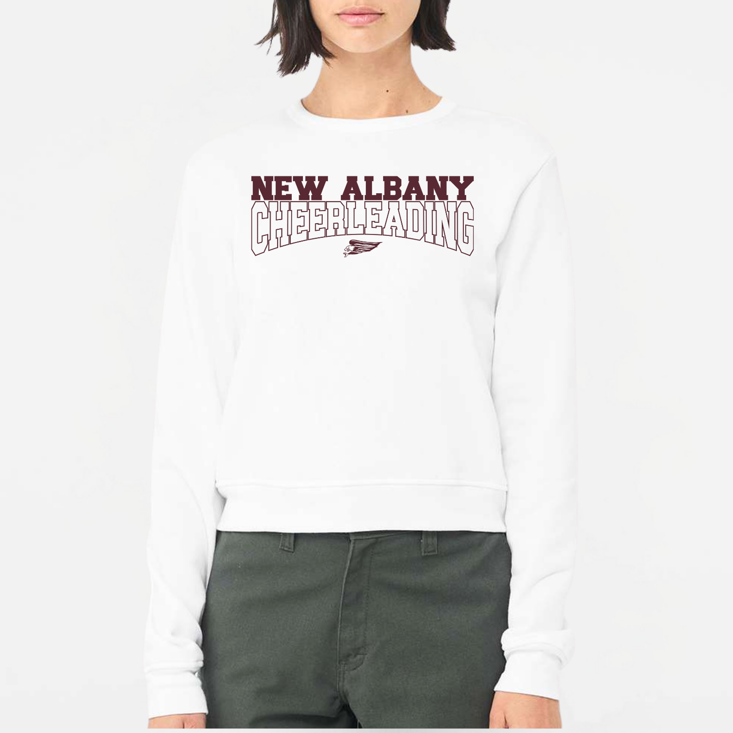 NAYCHEER: New Albany Cheerleading Women's Sponge Fleece Sponge Fleece Sweatshirt