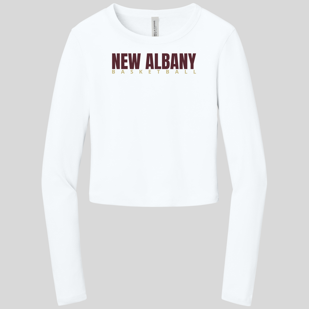NAGTB: New Albany Basketball, Long Sleeve Baby Tee
