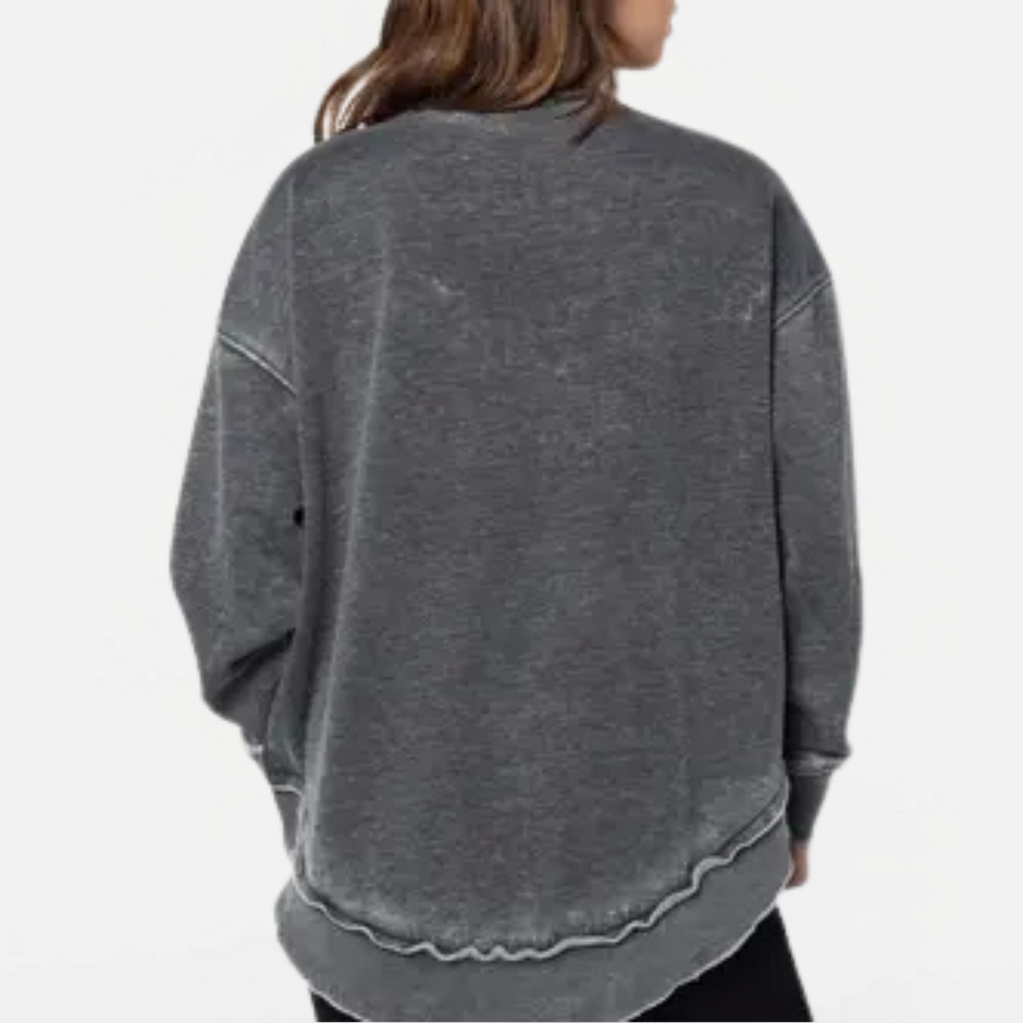 JYAA: Johnnies Chunky Script *distressed* Campus Pullover Sweatshirt