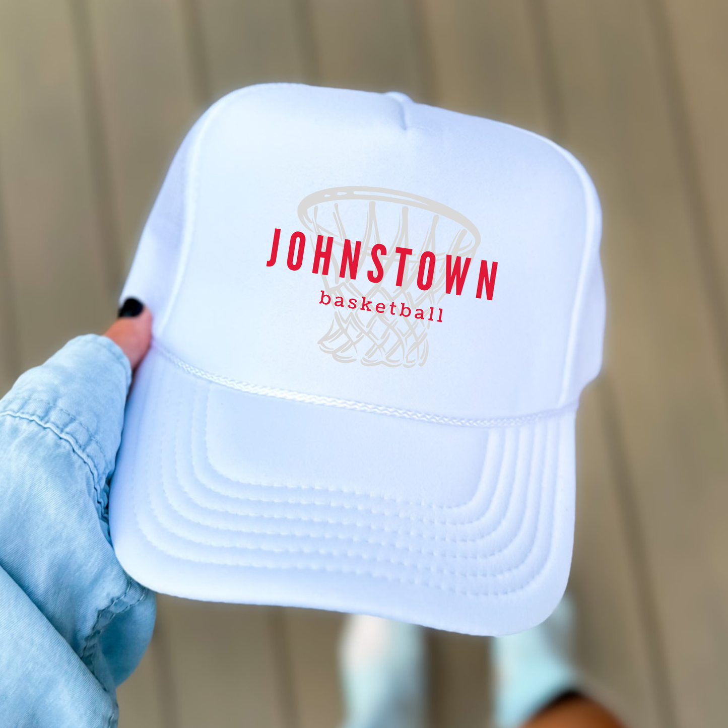 JYAA: Johnstown Basketball Hoop Trucker Hat