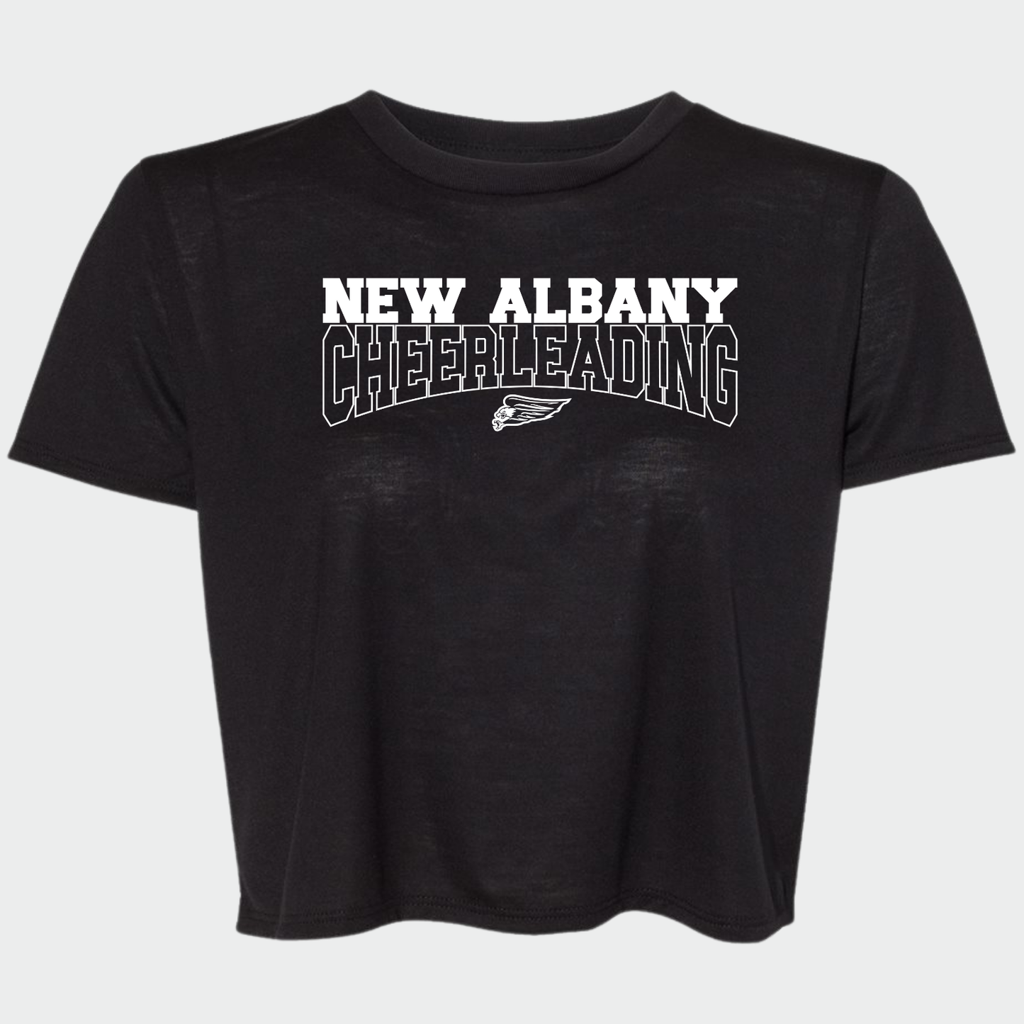 NAYCHEER: New Albany Cheerleading Flowy Crop Top