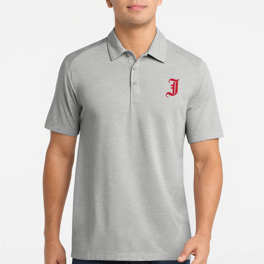JTB: Old English J Triblend Tech Polo