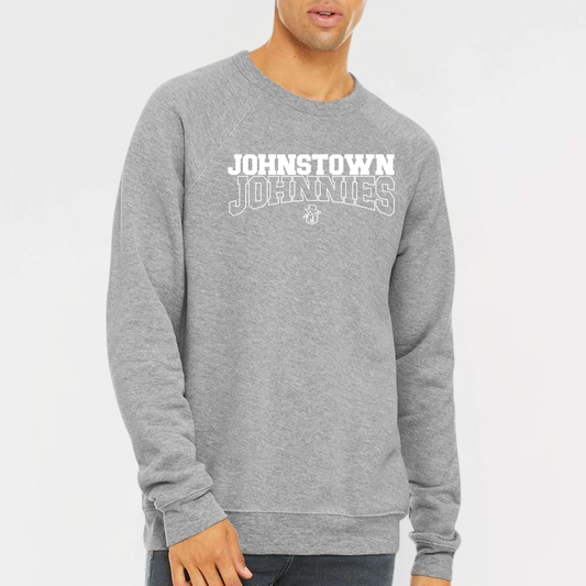 JYAA: Johnstown Johnnies Raglan Crew Sponge Fleece Sweatshirt