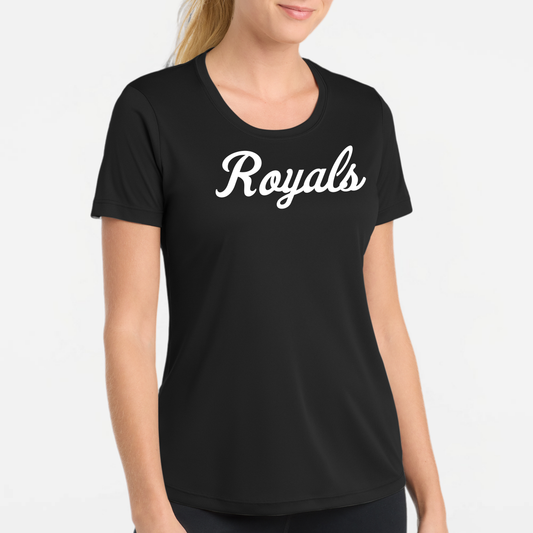 TCR: Royals Script, Women's Tech Tee