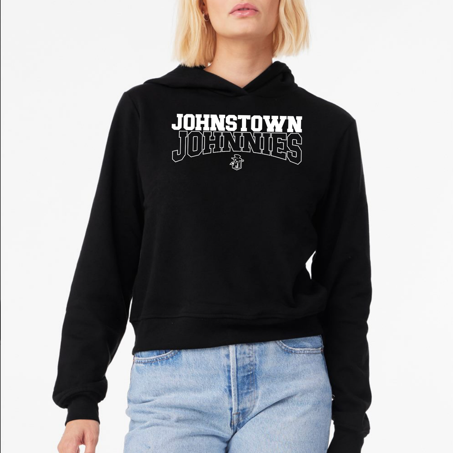 JYAA: Johnstown Johnnies Women's Hooded Sponge Fleece Sweatshirt