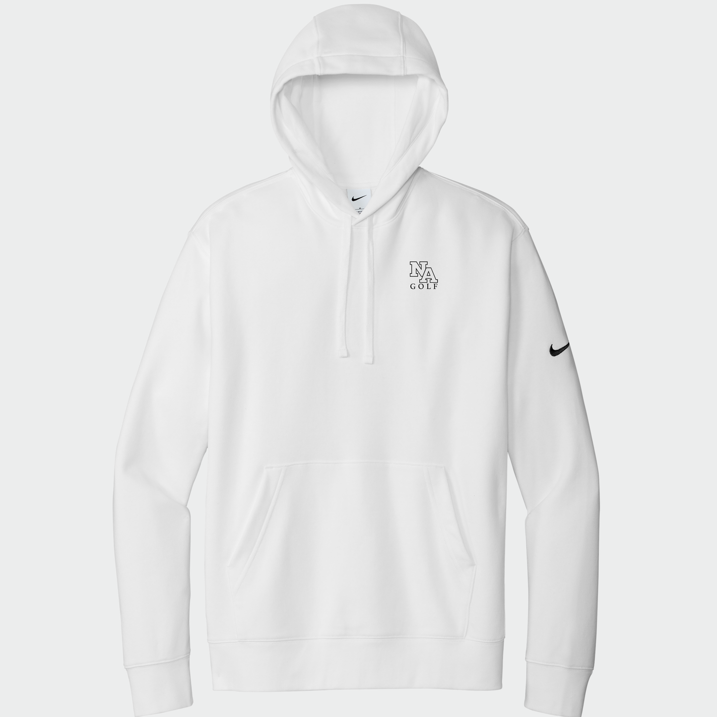 NAGolf: Embroidered, Nike Club Fleece Hooded Sweatshirt