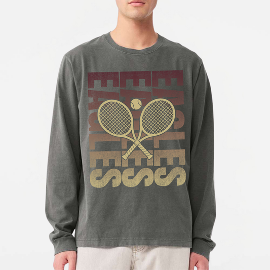 NATennis: Garment-Dyed Long Sleeve Tee