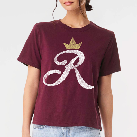 TCR: *Distressed* Crown R Women's 6oz Heavyweight T-Shirt