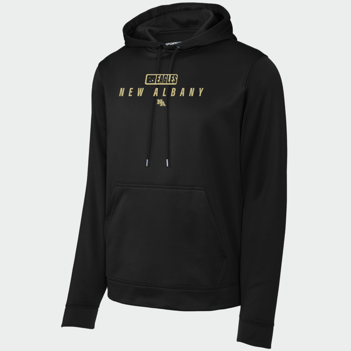 NAPTO: Italics Eagles New Albany Hooded Tech Sweatshirt