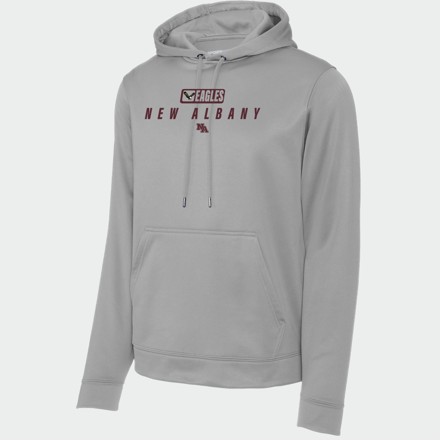 NAPTO: Italics Eagles New Albany Hooded Tech Sweatshirt