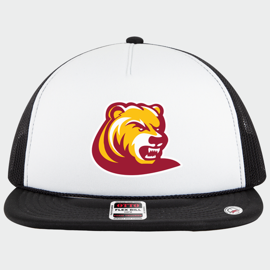 BRUINS: Bear, Foam Flex-Bill Trucker Hat