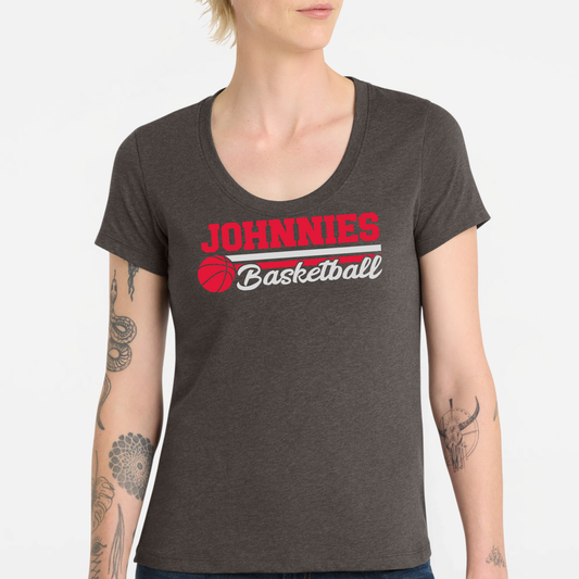 JYAA: Johnstown Basketball Women's Flex Scoop Neck T-Shirt